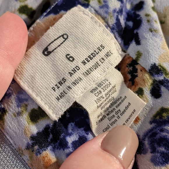 🆕WOT UO | Floral High Waisted Wide Leg Pants - Picture 7 of 7